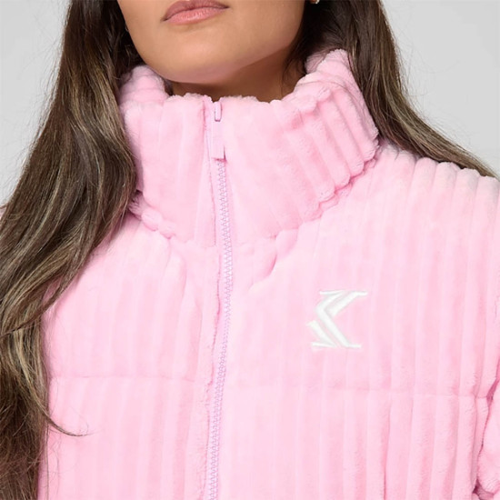 Karl Kani Γυναικείο μπουφάν Corduroy Short Puffer Jacket